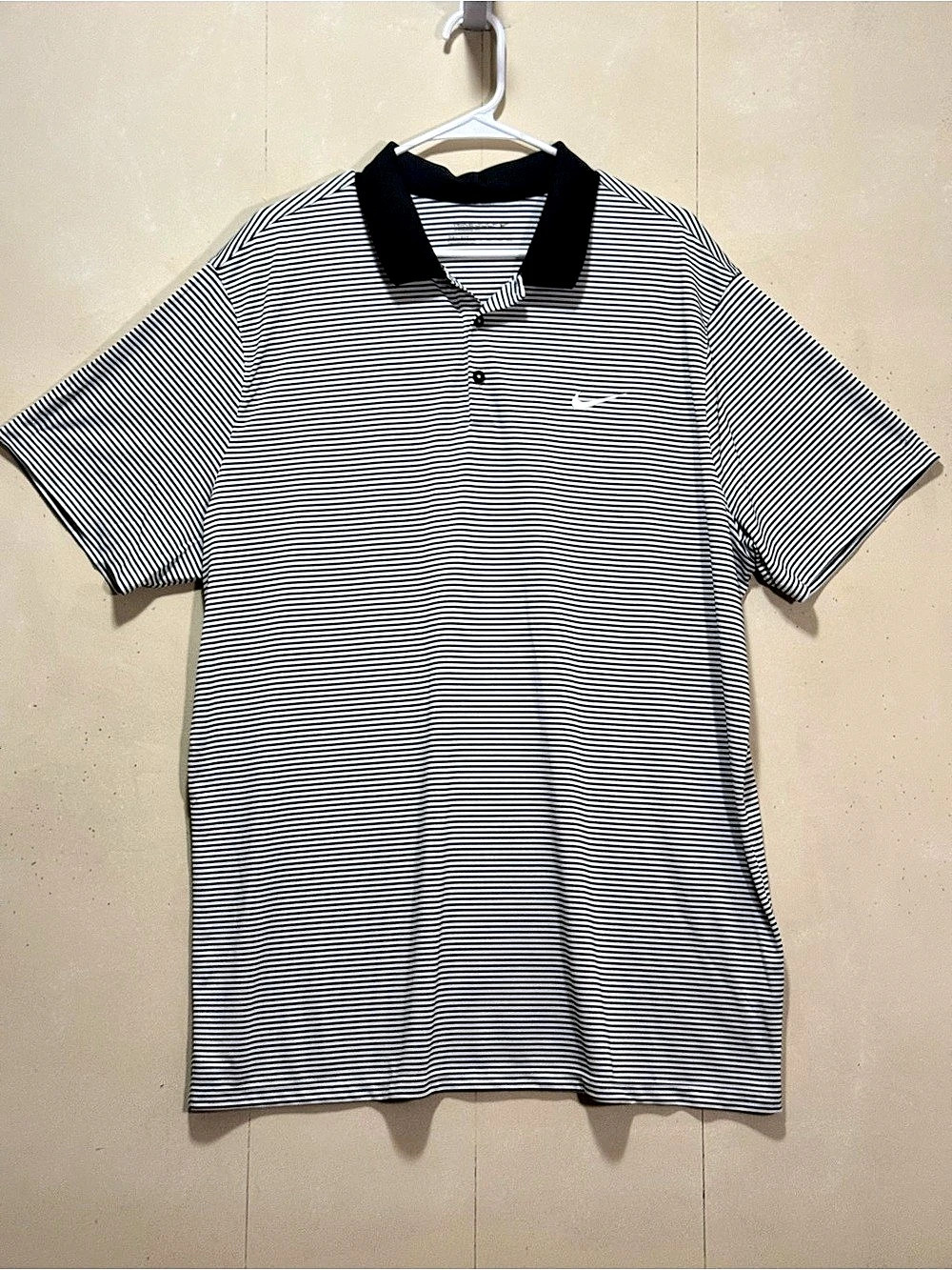 Nike Golf Dri-FIT Striped Polo Shirt Men’s Sz XXL